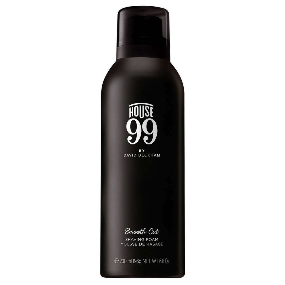 DAVID BECKHAM HOUSE 99 SMOOTH CUT SHAVING FOAM 200 ML / 6.8 OZ BRAND NEW